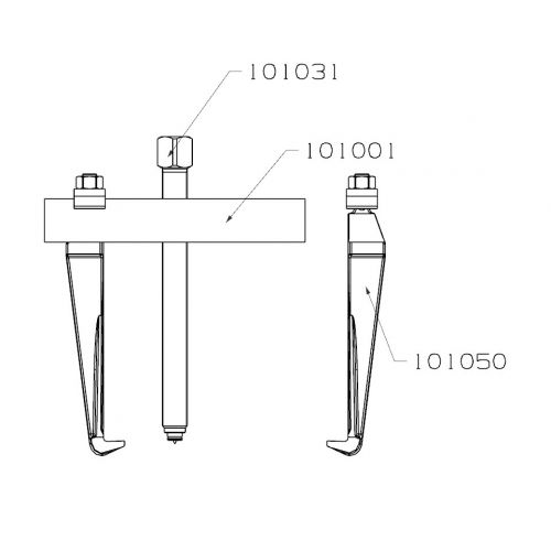 EXTRACTOR FORZA 2 PATAS 160X150